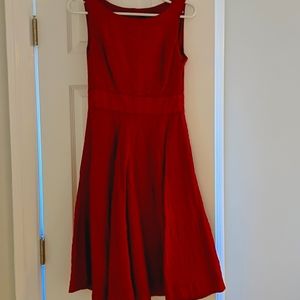 J. Crew red sleeveless size 4 dress with pockets